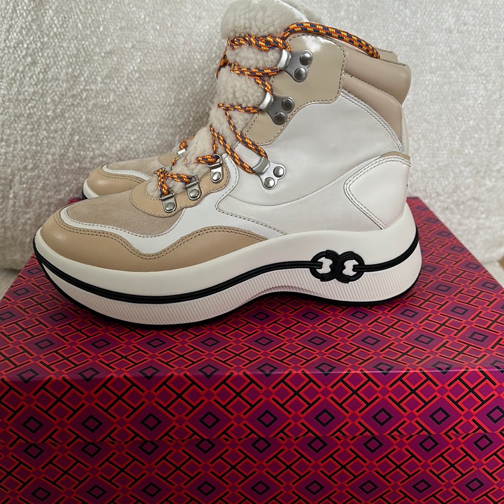 Tory Burch Gemini link platform hiking boot